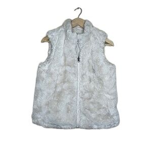 NICOLE miller original reversible zipper faux fur puffer vest